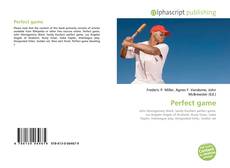Bookcover of Perfect game