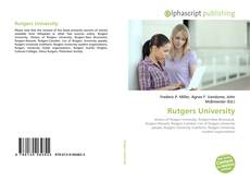 Borítókép a  Rutgers University - hoz
