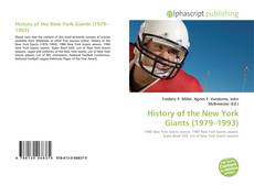 Capa do livro de History of the New York Giants (1979–1993) 