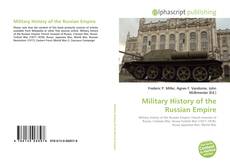 Capa do livro de Military History of the Russian Empire 