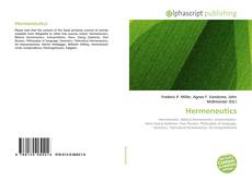 Обложка Hermeneutics