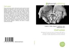 Обложка Civil union