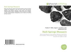 Обложка Rock Springs Massacre