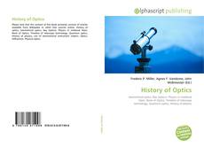 Borítókép a  History of Optics - hoz
