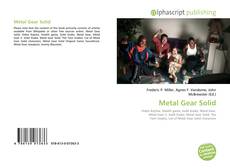 Bookcover of Metal Gear Solid