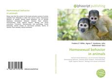 Bookcover of Homosexual behavior in animals