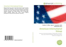Bookcover of American International Group