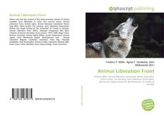 Couverture de Animal Liberation Front