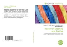 Copertina di History of Clothing and Textiles
