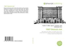 Bookcover of 1967 Detroit riot