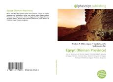 Bookcover of Egypt (Roman Province)