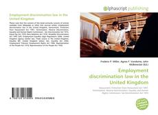 Bookcover of Employment discrimination law in the United Kingdom