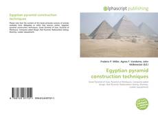 Copertina di Egyptian pyramid construction techniques