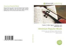 Bookcover of American Popular Music