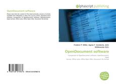 Bookcover of OpenDocument software