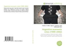 Bookcover of Argentine economic crisis (1999–2002)