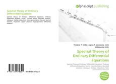 Portada del libro de Spectral Theory of Ordinary Differential Equations