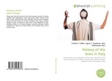 Couverture de History of the Jews in Italy