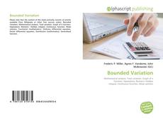 Bookcover of Bounded Variation
