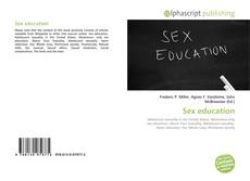 Bookcover of Sex education