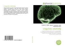 Bookcover of Linguistic relativity