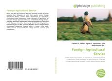 Bookcover of Foreign Agricultural Service