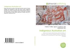 Bookcover of Indigenous Australian art