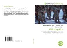 Bookcover of Military police