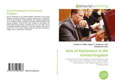 Bookcover of Acts of Parliament in the United Kingdom