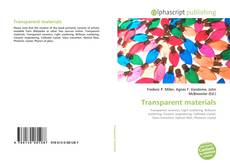 Bookcover of Transparent materials