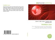 Bookcover of Hubble's law