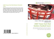 Bookcover of 2007 Texas Tech Red Raiders football team