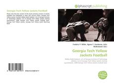 Buchcover von Georgia Tech Yellow Jackets Football