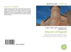 Edward I of England kitap kapağı