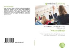 Bookcover of Private school