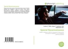 Bookcover of Special Reconnaissance