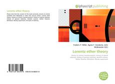 Bookcover of Lorentz ether theory