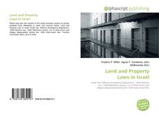 Bookcover of Land and Property Laws in Israel