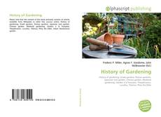 Copertina di History of Gardening