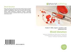 Borítókép a  Blood donation - hoz