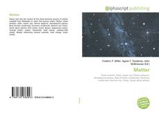 Bookcover of Matter