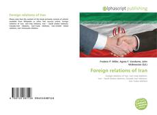 Bookcover of Foreign relations of Iran