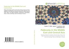 Bookcover of Pederasty in the Middle East and Central Asia