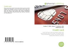 Bookcover of Credit card