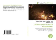 Couverture de Astronomical Naming Conventions
