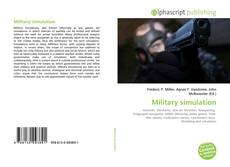 Portada del libro de Military simulation