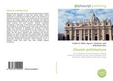 Copertina di Church architecture