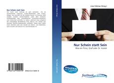 Capa do livro de Nur Schein statt Sein 