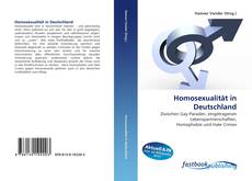 Bookcover of Homosexualität in Deutschland