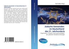 Bookcover of Jüdische Gemeinden  im Deutschland  des 21. Jahrhunderts